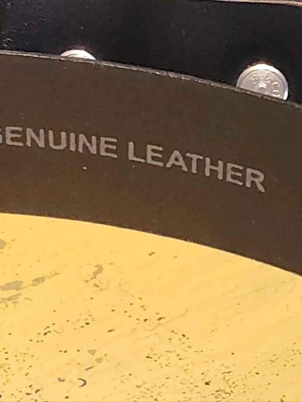 Levi's Men's Genuine Leather Belt Black Size 46 Levi Strauss Buckle